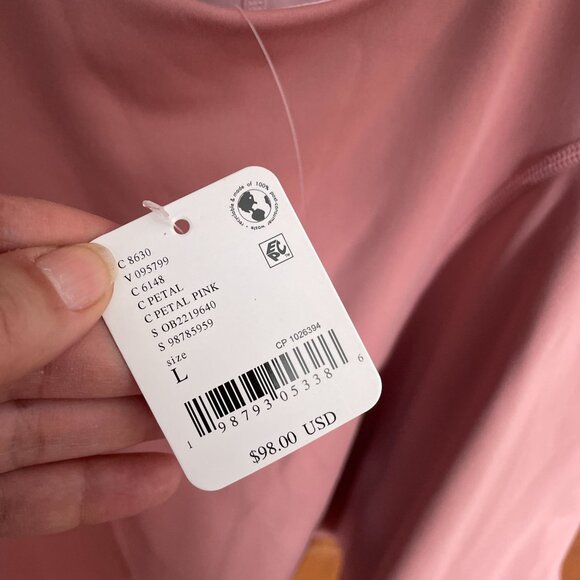 NEW Free People FP Movement Baseline Tennis Dress Petal Pink SZ L - Picture 5 of 8